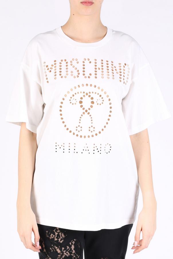 T-shirt Oversize Moschino Couture – Unisexe, Blanc, Neuf Avec étiquettes, Coupe Confortable
